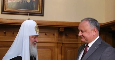 Igor Dodon, la Moscova. Fostul presedinte al Rep. Moldova avut o intalnire cu Patriarhul Chiril, un sustinator al razboiului Rusiei contra Ucrainei