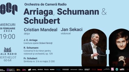 Castigator al premiului I la Concursul J. Brahms - Austria:  violoncelistul JAN SEKACI invitat la Sala Radio