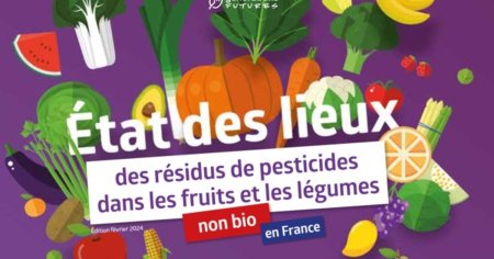 Reziduuri de pesticide la fructe si legume din Franta. Cele mai periculoase produse