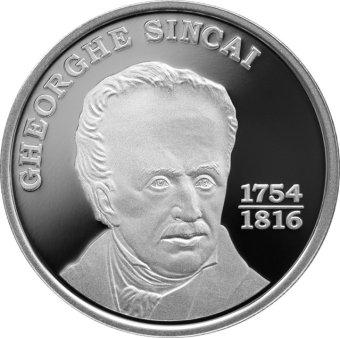 BNR va lansa o moneda din argint cu tema 270 de ani de la nasterea lui Gheorghe Sincai