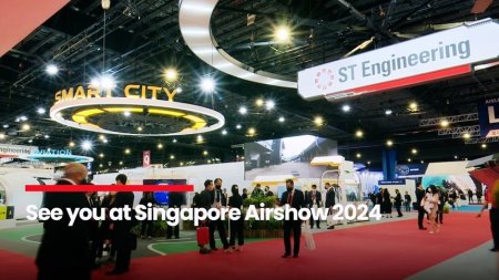Participare record la primul salon de aviatie de la <span style='background:#EDF514'>SINGAPORE</span> dupa pandemia de COVID-19