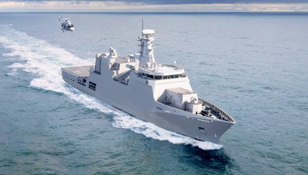 La Damen Galati a fost lansata la apa o noua corveta pentru Marina Militara a <span style='background:#EDF514'>PAKISTAN</span>ului