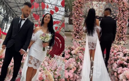 <span style='background:#EDF514'>KAMARA</span> si Gabriella Nastas s-au casatorit pentru 24 ore: Nu am avut nasi. Iubita artistului a avut o rochie de mireasa atipica