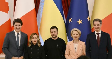 Mesajul liderilor reuniti la Kiev: in martie va fi prezentat calendarul negocierilor de aderare a Ucrainei la UE . Si Trump?