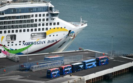 Autoritatile din Mauritius nu au lasat o nava Norwegian Cruise Line sa acosteze, invocand un risc pentru sanatate