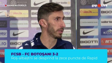 FCSB - FC Botosani. Ioan Filip, mijlocasul oaspetilor, acuza arbitrajul: A fluierat foarte usor in favoarea lor