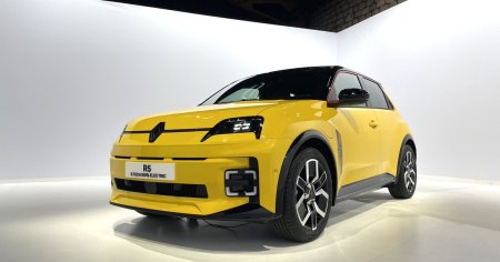 VIDEO: Renault 5 E-Tech este noua vedeta pop art a <span style='background:#EDF514'>CONSTRUCTOR</span>ului francez