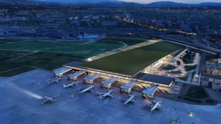 Primul aeroport din Europa care va avea o podgorie pe acoperis