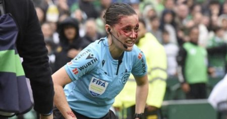 Imagini teribile din Spania: Guadalupe Porras, plina de sange dupa un incident pe terenul de fotbal VIDEO