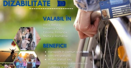 Cardul european pentru dizabilitate: Ce beneficii ofera si in ce tari este valabil