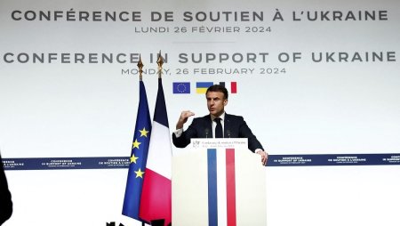 Emmanuel Macron nu exclude trimiterea de trupe occidentale in Ucraina, dar subliniaza faptul ca nu exista un consens: Infrangerea Rusiei este esentiala pentru securitatea Europei