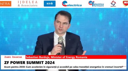 Sebastian Burduja, ministrul Energiei: Discutam cu companiile cum putem imbunatati schema de plafonare, avand in vedere ca preturile la energie au mai scazut. Statul a colectat in ultimii 2 ani circa 44-45 miliarde de lei de la companii, prin taxe, si a dat inapoi circa 25 miliarde lei