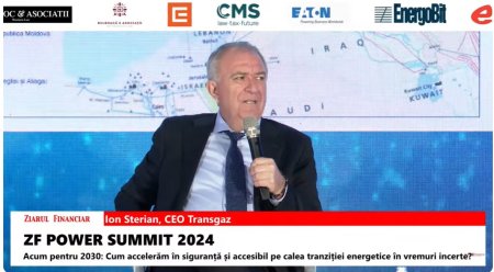 Ion Sterian, CEO Transgaz: Romaniei nu ii vor ajunge gazele din Marea Neagra pentru a acoperi consumul intern in 2027-2028