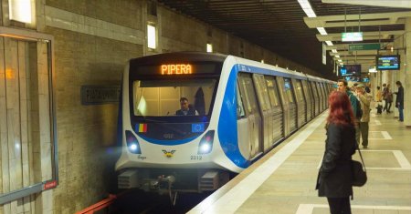 Momente de panica la metrou! <span style='background:#EDF514'>DOUA TRENURI</span> s-au ciocnit intre statiile Timpuri Noi si Mihai Bravu