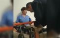 Imagini socante in Braila. Un paznic de la spital, filmat cand leaga de pat un pacient. <span style='background:#EDF514'>INFIRMIERA</span>: Dus 