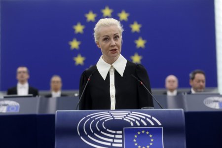 Iulia Nalavalnaia, in Parlamentul European: La ordinele lui Putin, Aleksei a fost ucis. Putin trebuie sa raspunda pentru ceea ce a facut