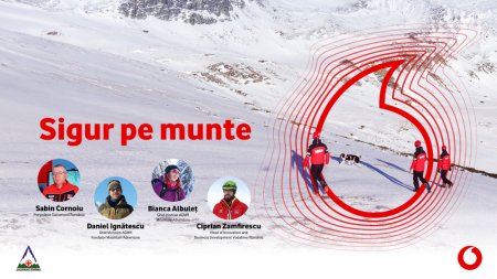 Vodafone si Salvamont lanseaza #SigurPeMunte, prima campanie de educatie montana