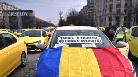 Taximetristii care au protestat in ultimele zile in Bucuresti intra in greva foamei. 