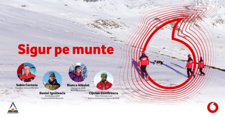 Vodafone si Salvamont lanseaza #SigurPeMunte, prima campanie de educatie montana