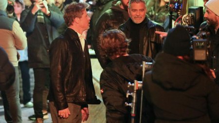 Brad Pitt si George <span style='background:#EDF514'>CLOONEY</span> se reunesc in noul film Forever Friends