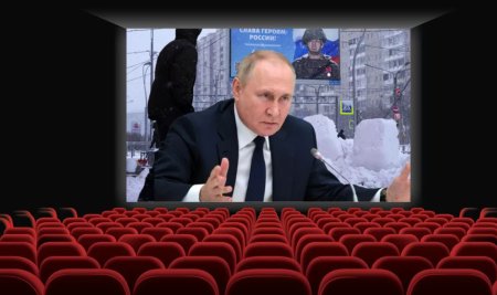 „Acum si la <span style='background:#EDF514'>MULTIPLEX</span>”: Putin isi transmite viziunea pe marile ecrane