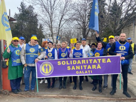 Noi proteste ale sindicalistilor din Sanatate. Spitalele din tara, pichetate timp de jumatate de ora, in pauza de masa