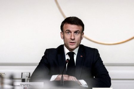 Macron afirma ca si-a cantarit si masurat cuvintele cand a vorbit despre o eventuala trimitere de trupe in Ucraina