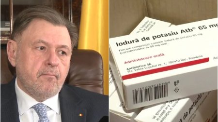 Alexandru Rafila face apel la populatie sa ridice pastilele de iod din farmacii | Intr-o situatie de criza va fi greu sa ajunga la toata lumea