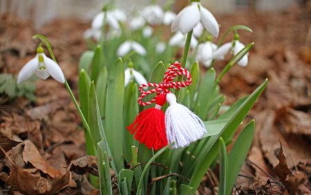 Luna martie la romani, plina de traditii si simboluri stravechi. De la Martisor la Mucenici si ghiocei