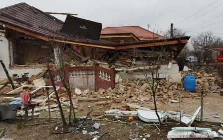 O casa a sarit in aer din cauza sobei, in Dolj. Ce se intampla frecvent in zona