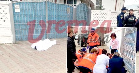 Un barbat a murit in fata spitalului din Murgeni, pe strada. Oamenii revoltati au fost calmati de politisti si jandarmi