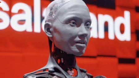 Ameca, cel mai inteligent robot umanoid. Previziuni despre 2024, la targul IT din Barcelona: Poate sunt doar op<span style='background:#EDF514'>TIMI</span>sta