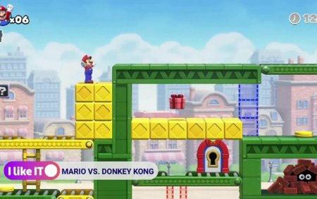 Jocul saptamanii la <span style='background:#EDF514'>ILIKEIT</span> este Mario vs. Donkey Kong, varianta din 2004, dar cu grafica noua