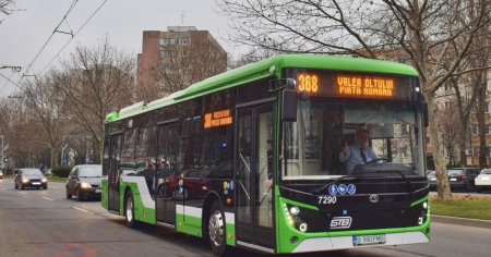 Noi autobuze electrice circula pe linia 368 a STB. Anuntul lui Nicusor Dan