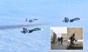 NATO a publicat imagini video cu momentul cand avioane franceze si germane intercepteaza aeronave de lupta rusesti, deasupra Marii Baltice