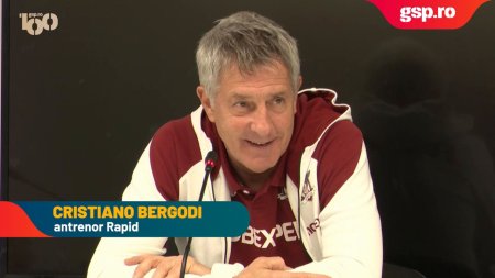 Cristiano Bergodi despre artificiile lui Gigi Becali, despre derby-ul cu FCSB de pe Arena Nationala, despre <span style='background:#EDF514'>TITULARIZAREA</span> lui Badescu si despre lupta la titlu