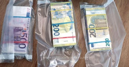 Peste 200.000 de euro, descoperiti in bagajul unui barbat, la <span style='background:#EDF514'>AEROPORT</span>ul Henri Coanda. De unde ar fi provenit FOTO