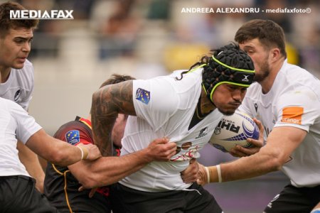 <span style='background:#EDF514'>NATIONALA DE RUGBY</span>, invinsa de Georgia in semifinalele Campionatul European