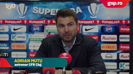Farul - CFR Cluj 1-1. Ce a declarat briliantul Adrian Mutu la conferinta de presa: Suntem CFR! Sunt doua puncte pierdute pentru noi