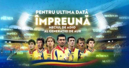 Ion Craciunescu va arbitra meciului de retragere al Generatiei de Aur