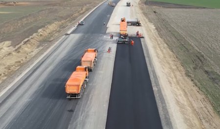 Autostrada Moldovei prinde contur. Se lucreaza intens pe toate tronsoanele