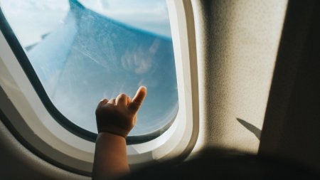 Bebelus adus pe lume in timpul unui zbor, cu ajutorul unui pilot |  Echipajul l-a poreclit pe micut 