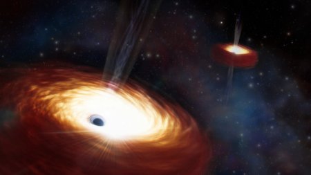 Oamenii de stiinta au descoperit gauri negre sup<span style='background:#EDF514'>ERMAS</span>ive de 28 de miliarde de ori mai mari decat Soarele