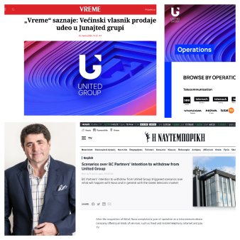 Fondul de investitii britanic BC Partners ar fi scos la vanzare actiunile la grupul de telecom United Group - care in trecut s-a uitat la achizitia Telekom Romania Mobile. Potentiali cumparatori ar fi Etisalat si Saudi Telecom. Scenariu: PPC ar putea cumpara operatiunile din Grecia