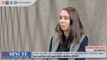 ZF 15 minute cu un antreprenor. Teodora Radulescu, CEO al Bookster: Am crescut an de an numarul abonatilor si am ajuns la 100.000 de cititori activi. Circa 1.400 de companii ofera Bookster angajatilor lor