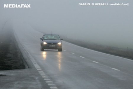 Ceata densa in Moldova si Dobrogea. Meteorologii au emis Cod galben