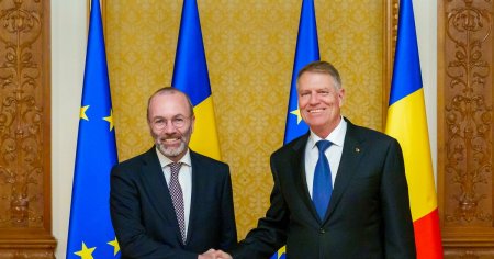 Iohannis, intrevedere cu Manfred Weber. Discutiile au privit importanta strategica a viitoarelor <span style='background:#EDF514'>ALEGERI EUROPENE</span>