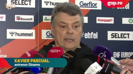 Dinamo - Sporting Lisabona 27-31 » Reactia lui Xavi Pascual dupa infrangerea din EHF European League: Sunt foarte dezamagit, este vina mea