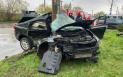 Accident in Satu Mare. Un barbat a murit dupa ce a intrat cu masina intr-un stalp. FOTO