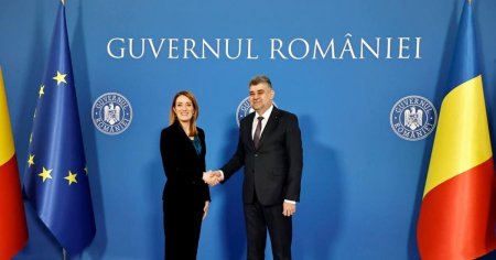 Ciolacu, discutii cu Metsola: Am multumit Parlamentului European pentru sprijinul aderarii Romaniei la spatiul Schengen